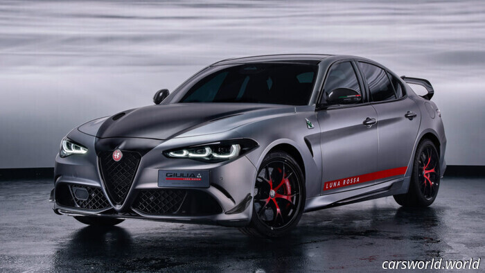Специальная Giulia Quadrifoglio от Alfa с яхтенным антикрылом — быстрая, дикая и уже распродана | Carscoops